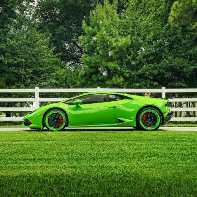 最酷的汽车头像图片,绿色拉风跑车全网最火帅气的