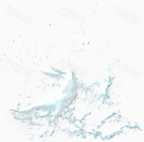 手绘水花图片海浪图标 浪花