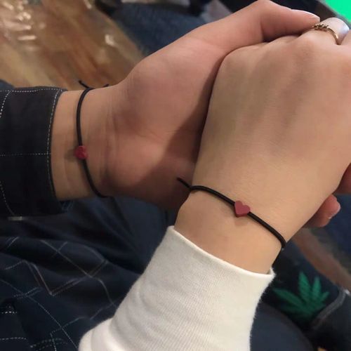 小皮套送男友手腕给男朋友戴的小皮筋宽松异地恋百搭