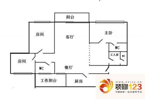 广州锦城花园锦城花园 0室 户型图图片大全-我的小区-广州装信通网