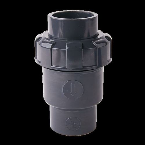 水管upvc球型止回阀单向阀立式逆止中间工业pvc止回阀