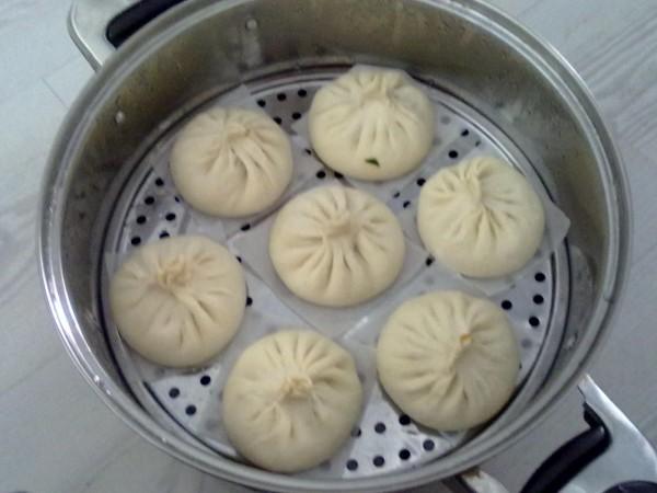把包子放锅里.开锅后大火20分钟,再虚蒸5分钟.