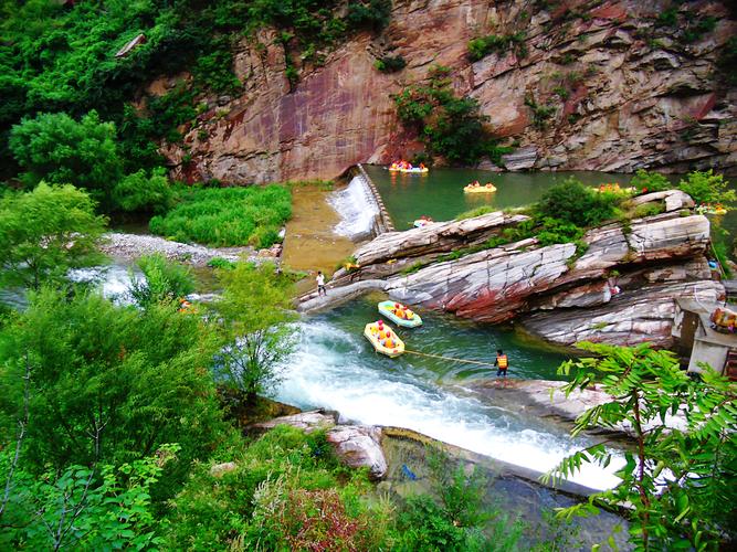 山西长治壶关太行山大峡谷漂流山西长治壶关太行山大峡谷漂流山西