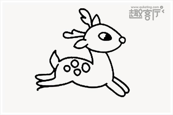 小鹿简笔画.