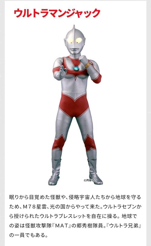 杰克奥特曼的官方官网资料设定