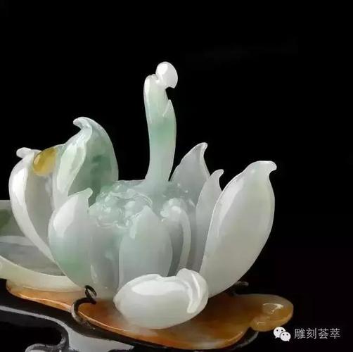 海量玉雕荷花欣赏