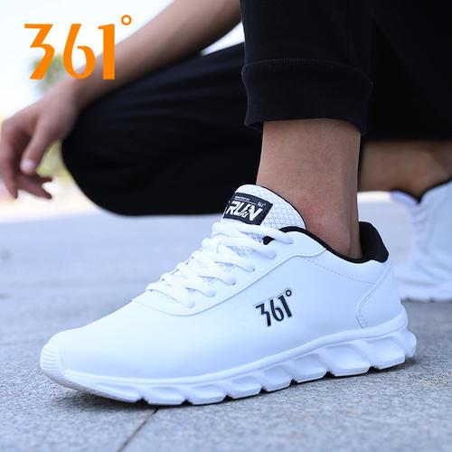 361运动鞋男夏季鞋休闲鞋透气面鞋子跑步鞋361度品牌皮面男鞋