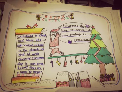 英语文化节之手抄报作品