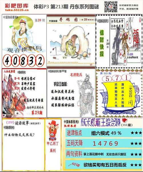 丹东p3系列图谜