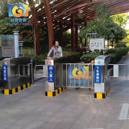 李小二的店] 翼闸人行通道工地人脸识别门禁系统小区大门三辊闸摆闸