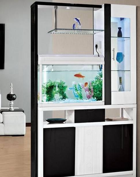 进门玄关摆放鱼缸隔断柜,不仅美观实用,还寓意如鱼得水