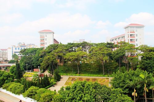 莆田第六中学 莆田第六中学坐落于涵江区青璜山上,前身可追溯至清