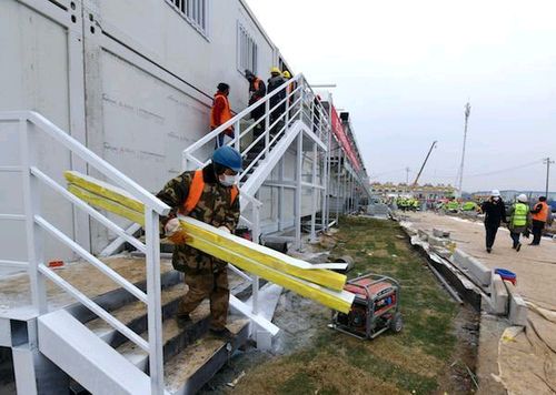 武汉火神山医院建设!你知道有多少企业付出 贡献!有多少人伸出援手!