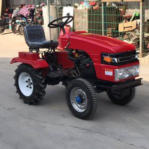 15马力小四轮拖拉机带旋耕机果园大棚低矮迷你开沟旋耕除草田园机