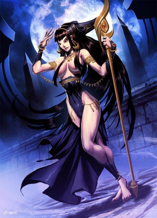 精美的幻想女战士人物插画 #采集大赛