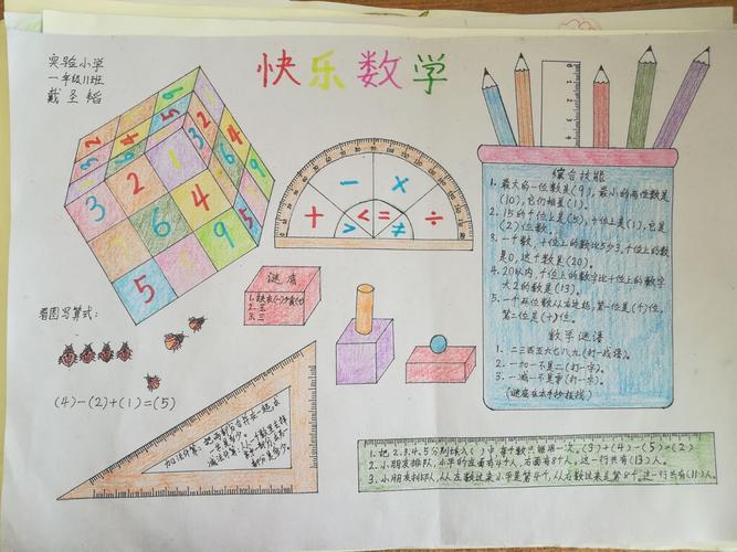 给我一个舞台,让我展现精彩,数学小报,让我爱上数学