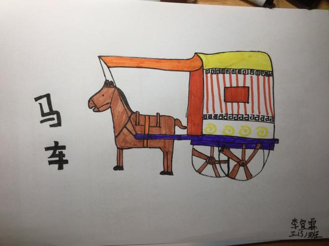 3月下旬学生作品《古老交通工具》
