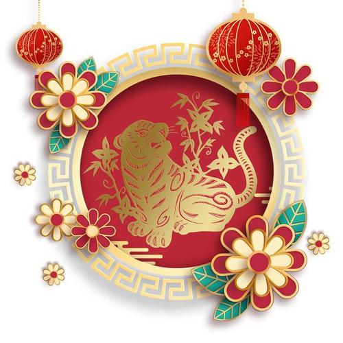虎年装饰图