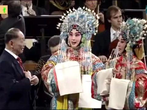 人梅葆玖携众弟子在维也纳金色大厅演绎梨花颂为我们留下了精彩和纪念