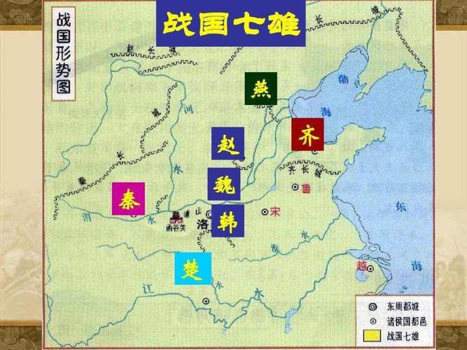 战国七雄形势图