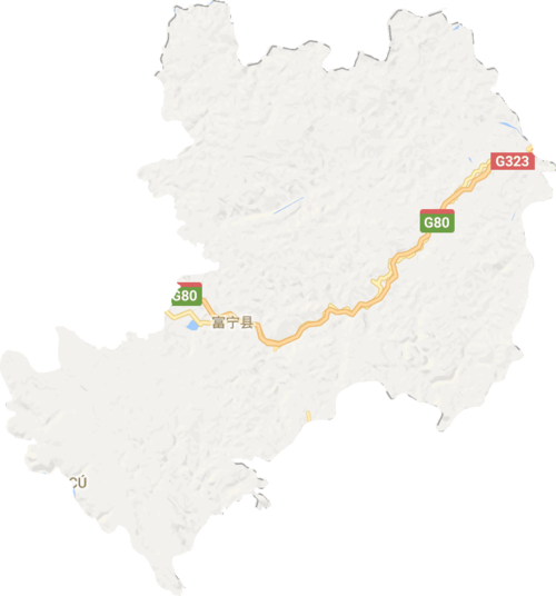 富宁县电子地图