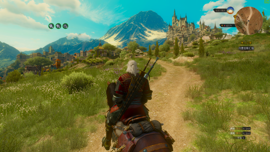 巫师34k4k才是巫师3的完全体啊陶森特也太他娘的漂亮了