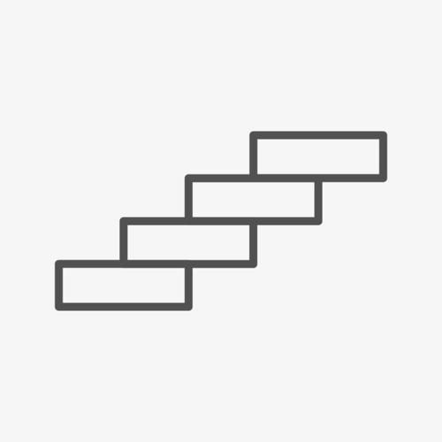 简笔线条楼梯简图