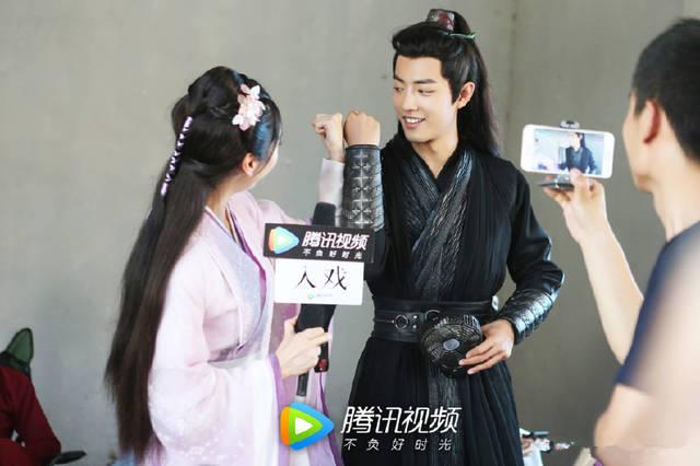 《陈情令》宣璐"江厌离"杀青,与肖战"魏无羡"互动花絮