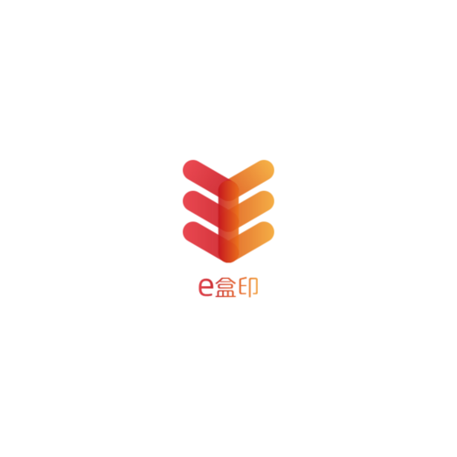 e盒印新logo设计大赛设计理念:e半.