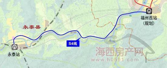 福州公布s1s6市域线高清线路图覆盖永泰葛岭闽清连江福清