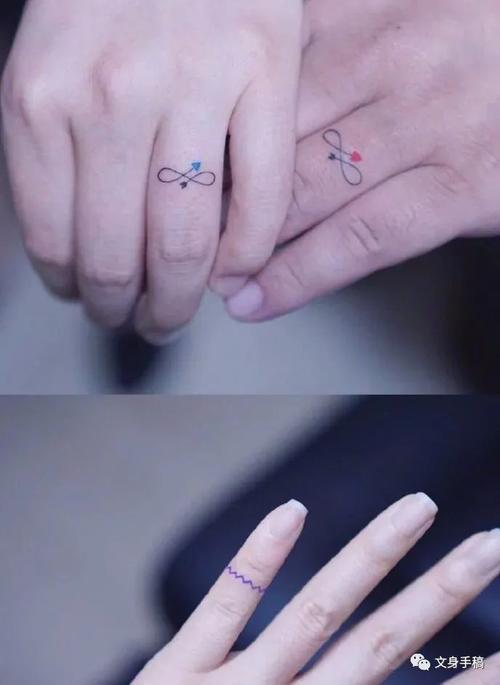 不想让你忘记 我最爱的 手指文身@no还有我们的情侣文身