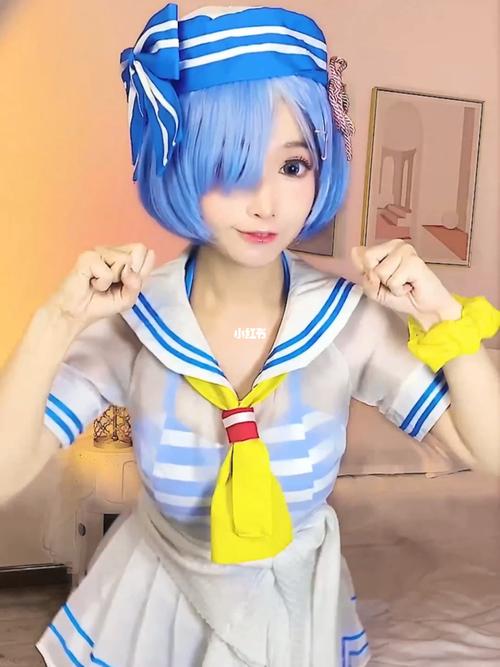 蕾姆泳装cos_动漫_二次元_影视_动漫_cosplay及漫展