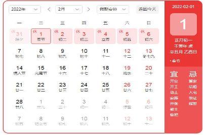 2022年2月最吉利的日子开业黄道吉日一览表