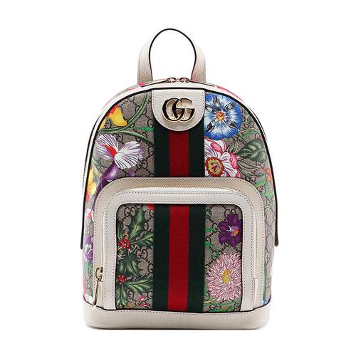 gucci/古驰 20年春夏 ophidia系列gg花卉小号背包 女性 双肩包 547965