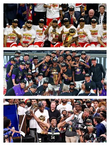 nba近三年的总冠军