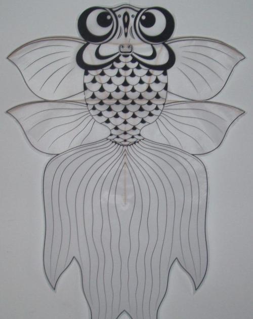 风筝素描简笔画动物