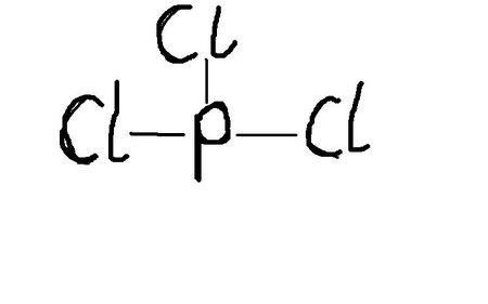 三氯化磷电子式