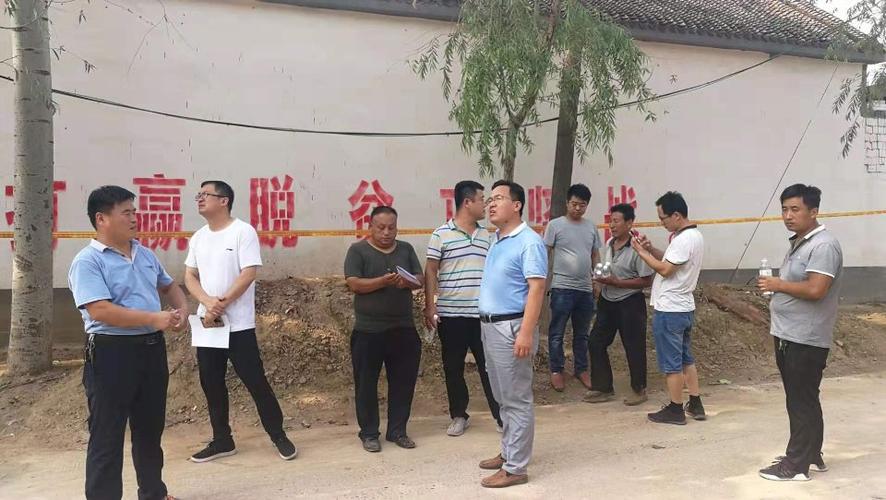 程东强书记带领杨桥镇领导班子实地调研各村人居环境改善工作——2019