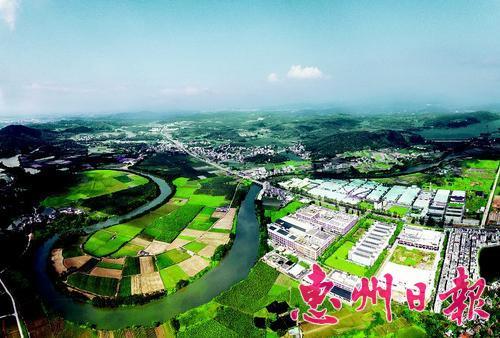 惠州"金山银山"与"绿水青山"兼得.这是博罗县湖镇镇.