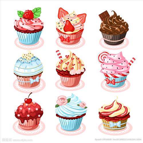 蛋糕设计图__抽象底纹_底纹边框_设计图库_昵图网.