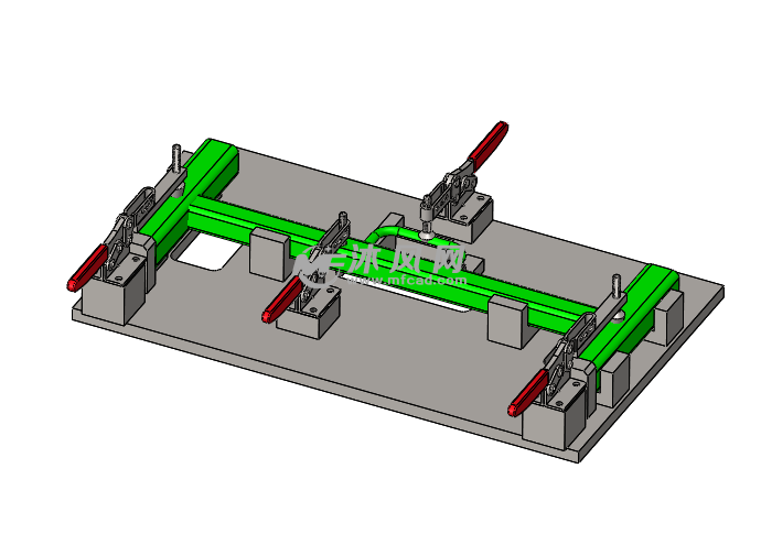 工字型方管焊接工装