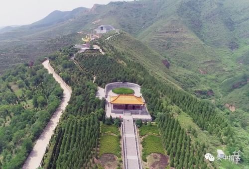 岐山县:航拍周公庙凤凰山遗址