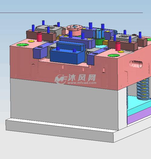 一整套上模滑块下块滑块哈夫结构 - 生活用品类模具
