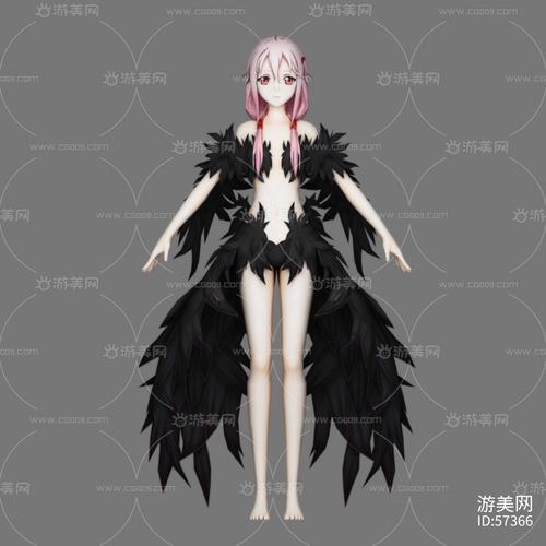 罪恶王冠—楪祈—黑羽装