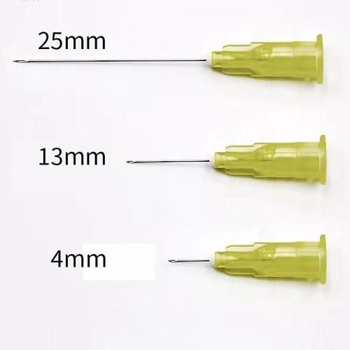 包邮 韩国无痛小针头4mm/13mm/25mm/30g钝针18g-27g粉刺针蚊子