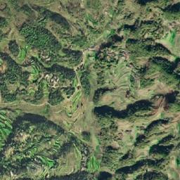 温泉镇卫星地图 - 贵州省遵义市绥阳县温泉镇,村地图