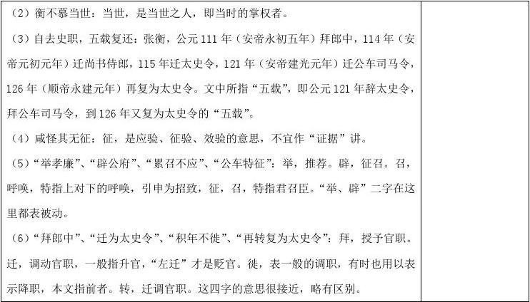 广东省肇庆市高中语文13张衡传(第1课时)教案4教案