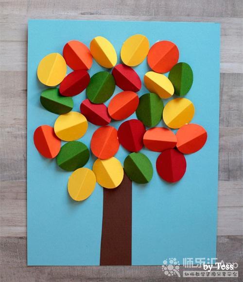 大树粘贴画