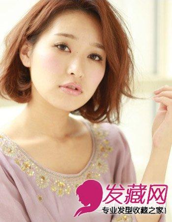 蓬松波波头短发发型 时尚减龄一步搞定(7)