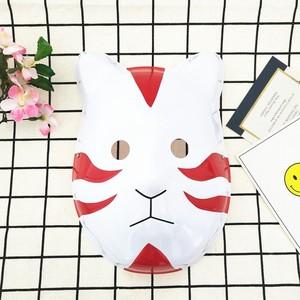猫脸面具的动漫女生头像图片简笔画